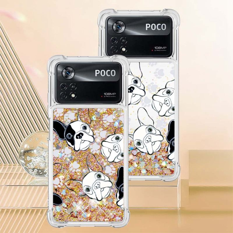 Maskica Poco X4 Pro 5G Mr Dog Sequins