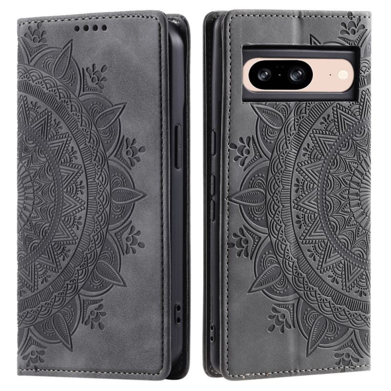 Flip Futrola Za Google Pixel 9 Mandala Suede Efekt