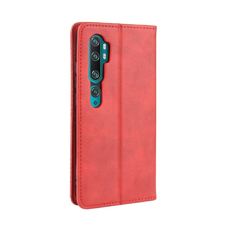 Flip Futrola Xiaomi Mi Note 10 / 10 Pro Kožna Futrola Efekt Stilizirane Vintage Kože