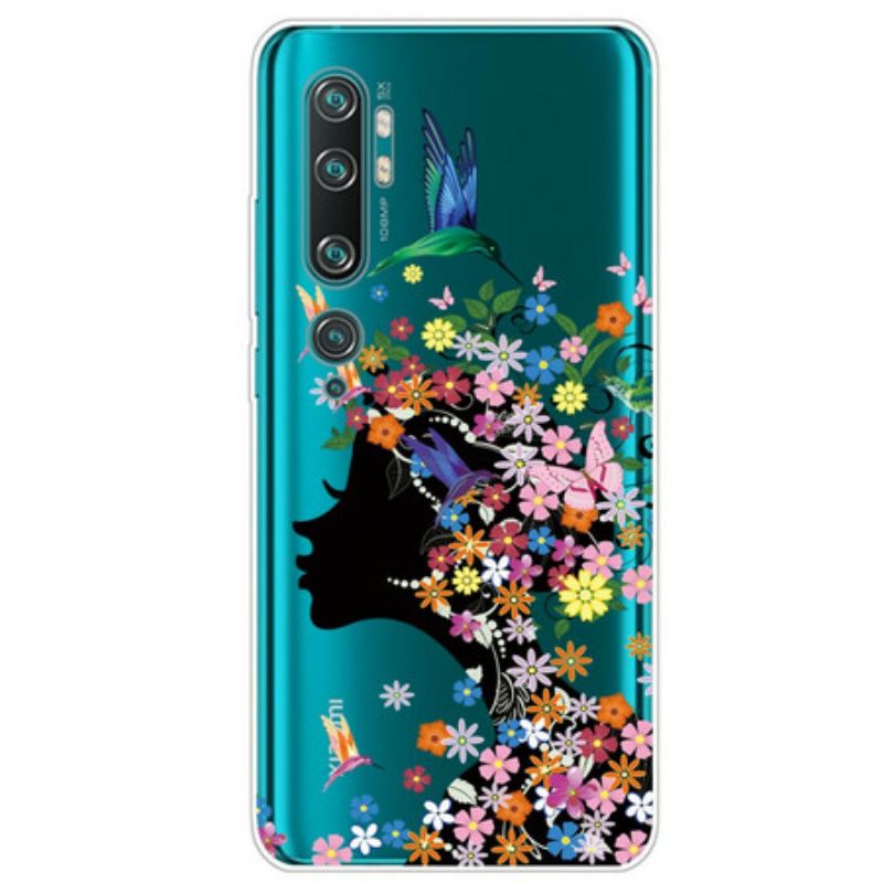 Maskica Xiaomi Mi Note 10 / 10 Pro Lijepa Cvjetna Glava