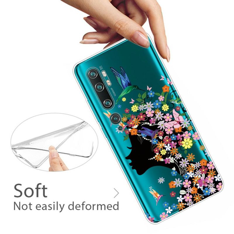 Maskica Xiaomi Mi Note 10 / 10 Pro Lijepa Cvjetna Glava