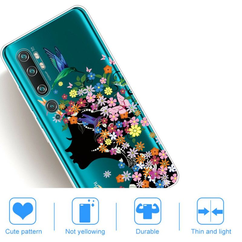 Maskica Xiaomi Mi Note 10 / 10 Pro Lijepa Cvjetna Glava