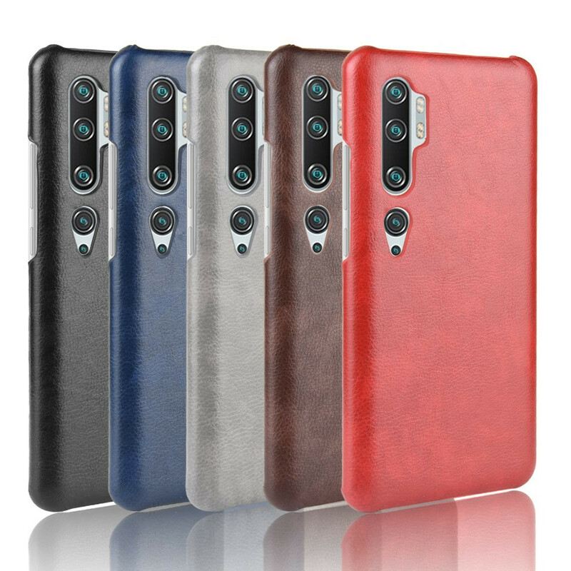 Maskica Xiaomi Mi Note 10 / 10 Pro Litchi Performance Leather Effect