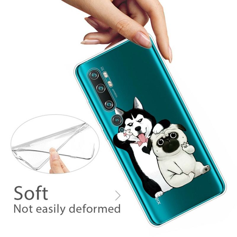 Maskica Xiaomi Mi Note 10 / 10 Pro Smiješni Psi