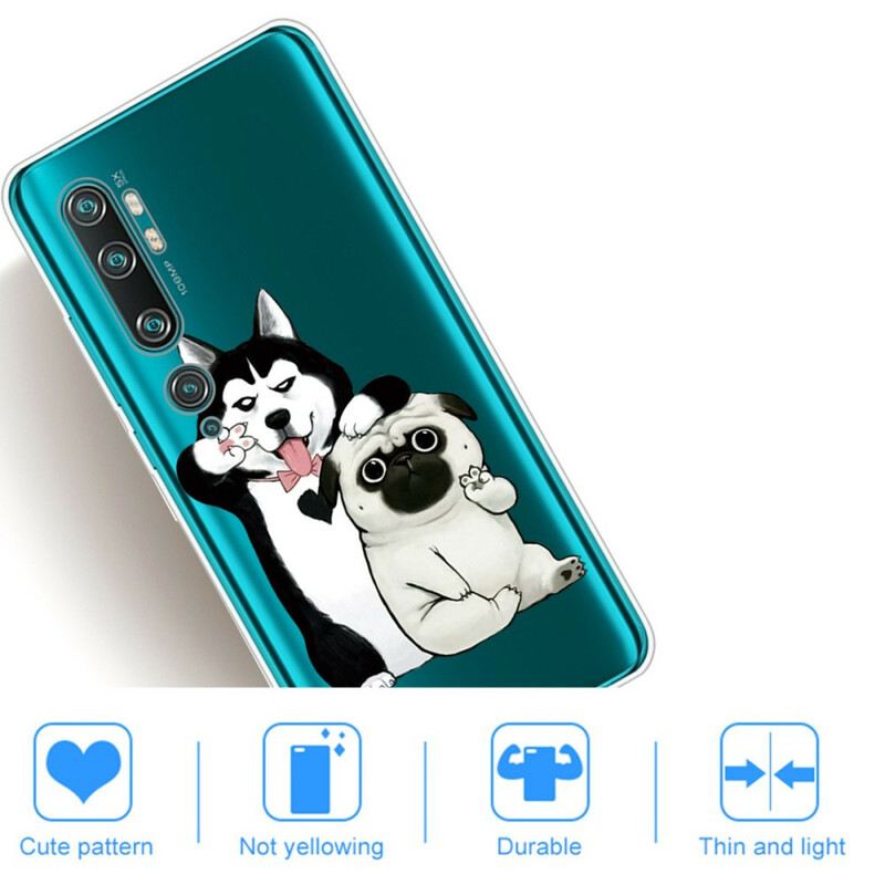 Maskica Xiaomi Mi Note 10 / 10 Pro Smiješni Psi