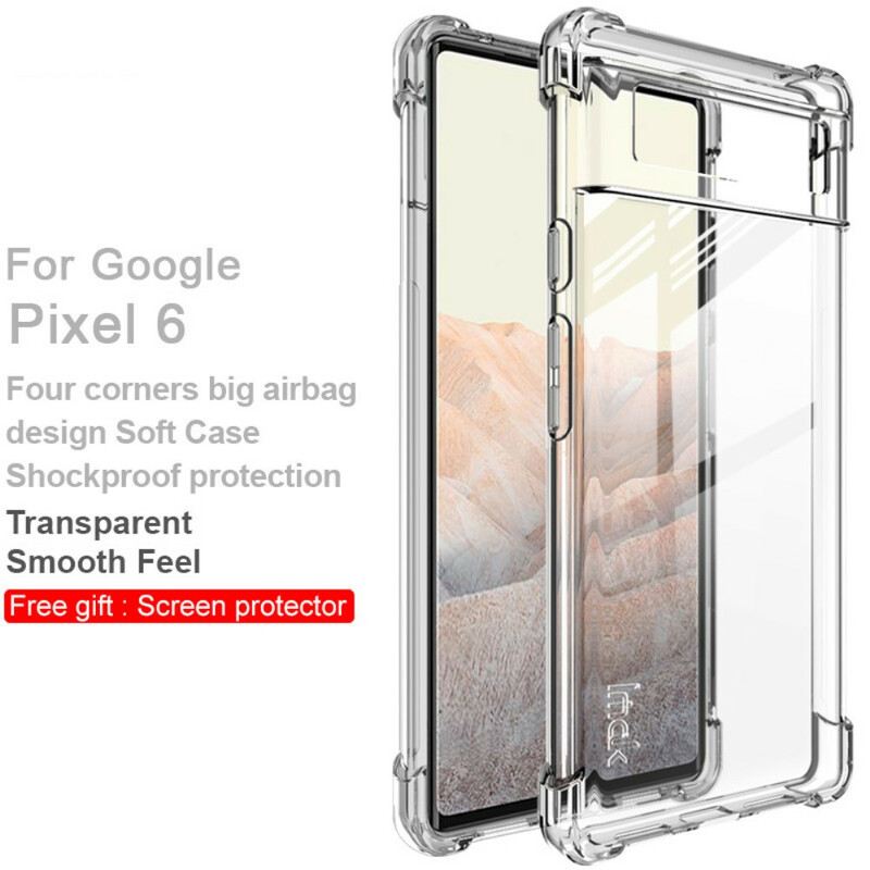 Maskica Google Pixel 6 Transparentno S Imak Screen Filmom