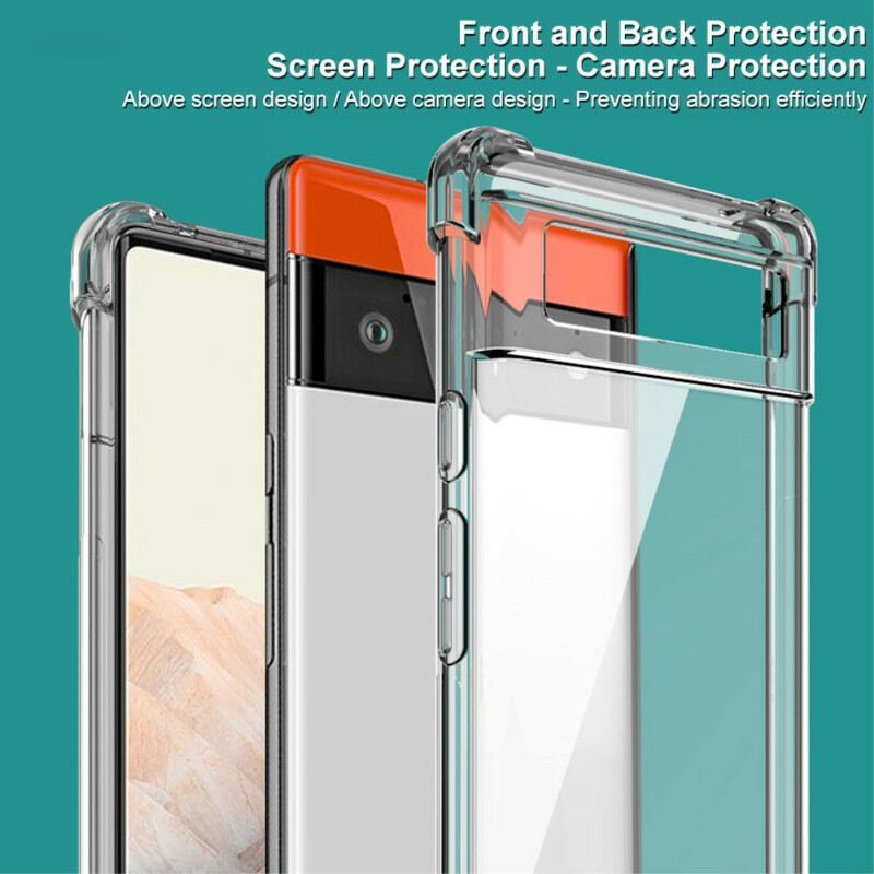 Maskica Google Pixel 6 Transparentno S Imak Screen Filmom