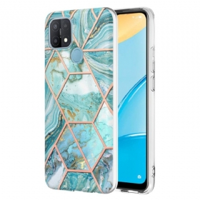 Maskica Oppo A15 Blještavi Geometrijski Mramor