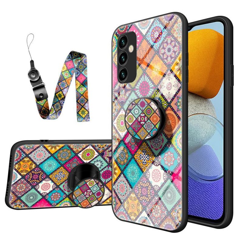 Maskica Samsung Galaxy M23 5G Patchwork Magnetski Držač