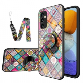 Maskica Samsung Galaxy M23 5G Patchwork Magnetski Držač