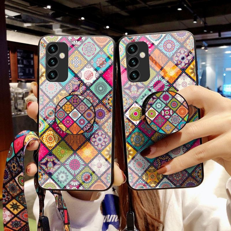 Maskica Samsung Galaxy M23 5G Patchwork Magnetski Držač