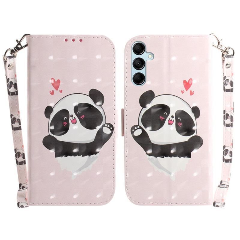 Flip Futrola Samsung Galaxy A15 Maskice Za Mobitele Panda Love S Remenom