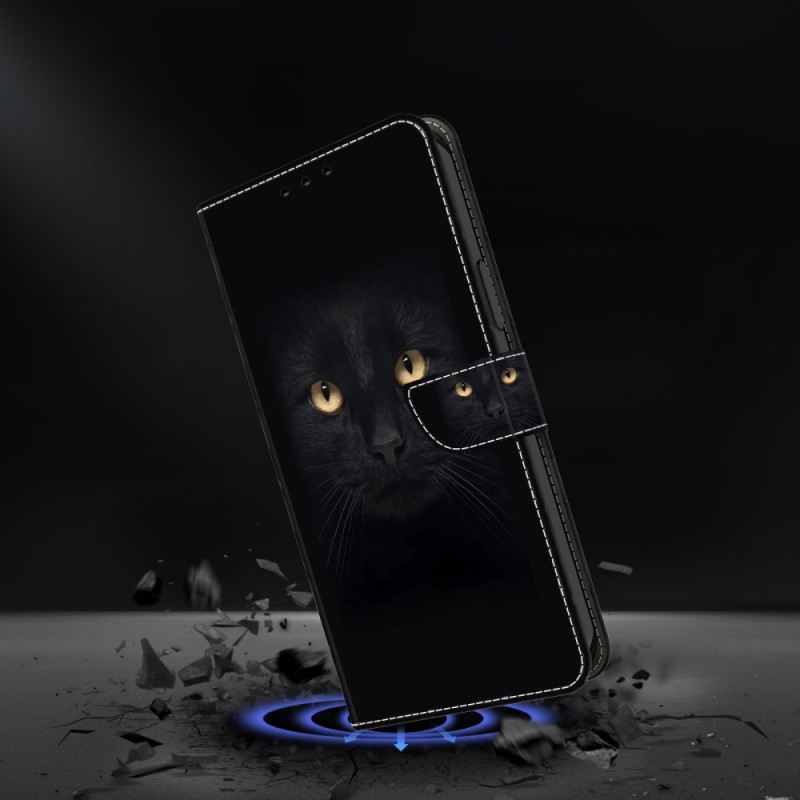 Kožna Futrola Za Samsung Galaxy A15 Crna Mačka