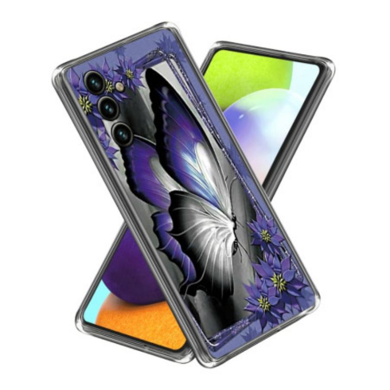 Maskica Samsung Galaxy A15 Ljubičasti Leptir