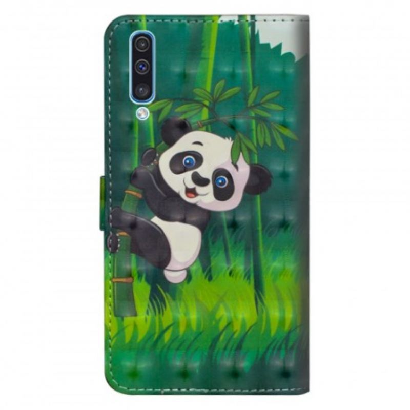 Flip Futrola Samsung Galaxy A70 Panda I Bambus