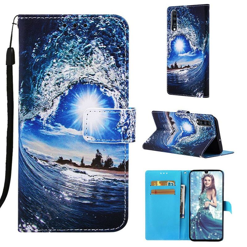 Futrola Samsung Galaxy A70 Daydreams Lanyard Landscape