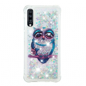 Maskica Samsung Galaxy A70 Miss Owl Sequins