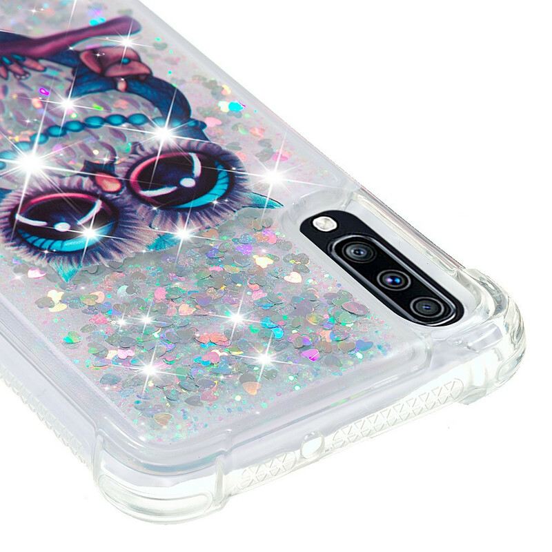 Maskica Samsung Galaxy A70 Miss Owl Sequins