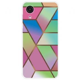 Maskica Samsung Galaxy A03 Core Geometrijski Mramor