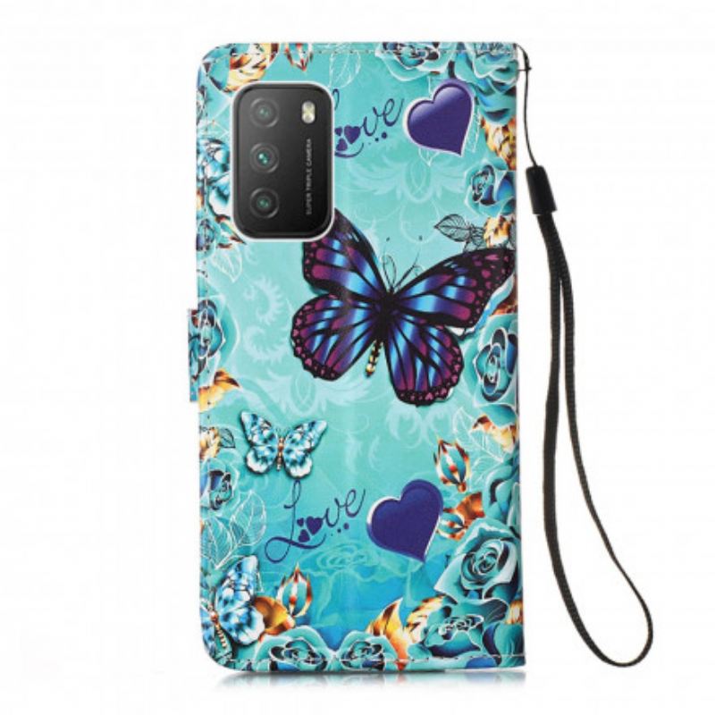 Futrola Poco M3 Love Butterflies Strappy