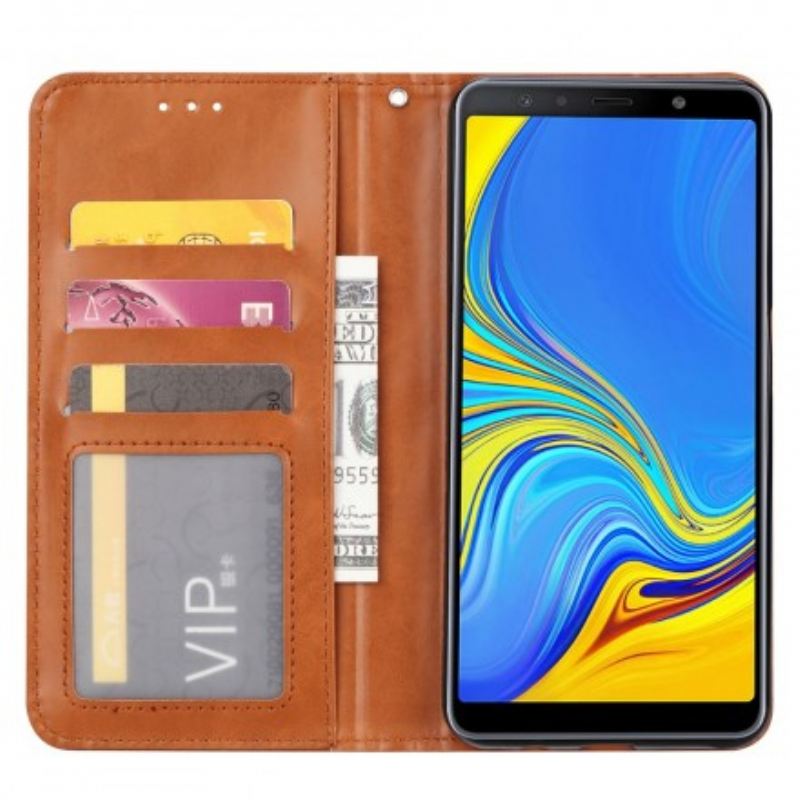 Flip Futrola Samsung Galaxy A50 Kožna Futrola Držač Kartica Od Umjetne Kože