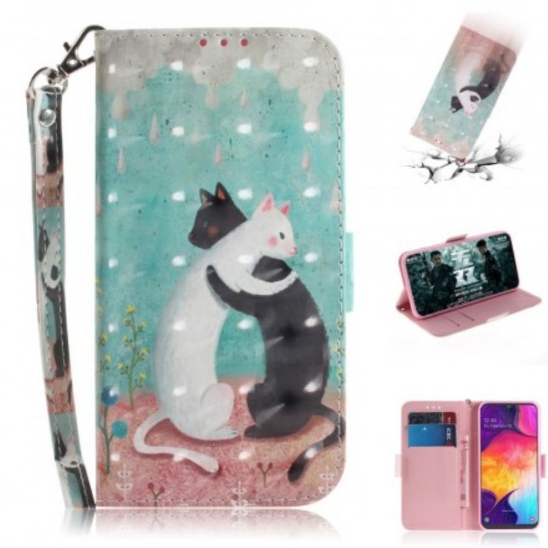 Futrola Samsung Galaxy A50 Strappy Cat Friends