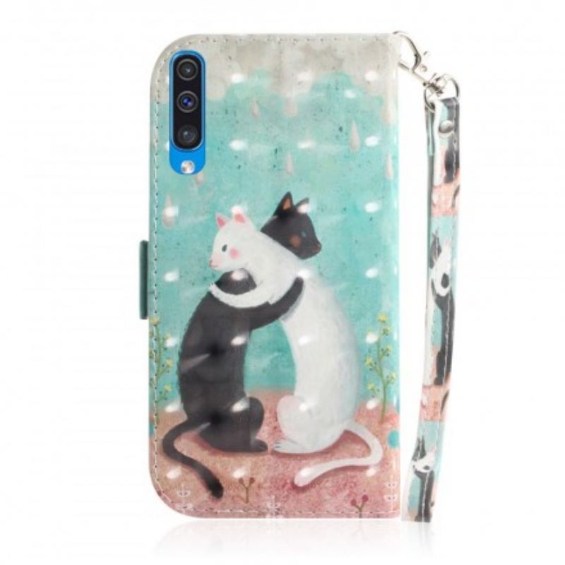 Futrola Samsung Galaxy A50 Strappy Cat Friends