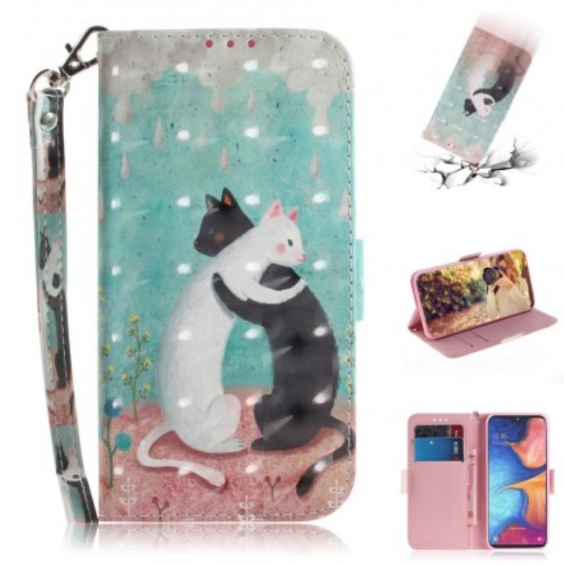 Futrola Samsung Galaxy A20e Strappy Cat Friends