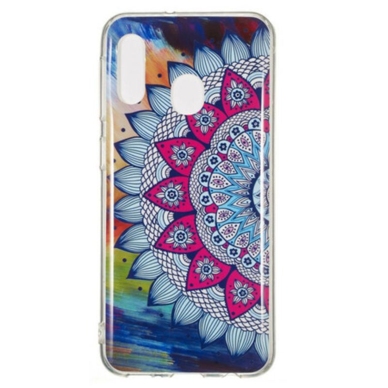 Maskica Samsung Galaxy A20e Fluorescentna Šarena Mandala