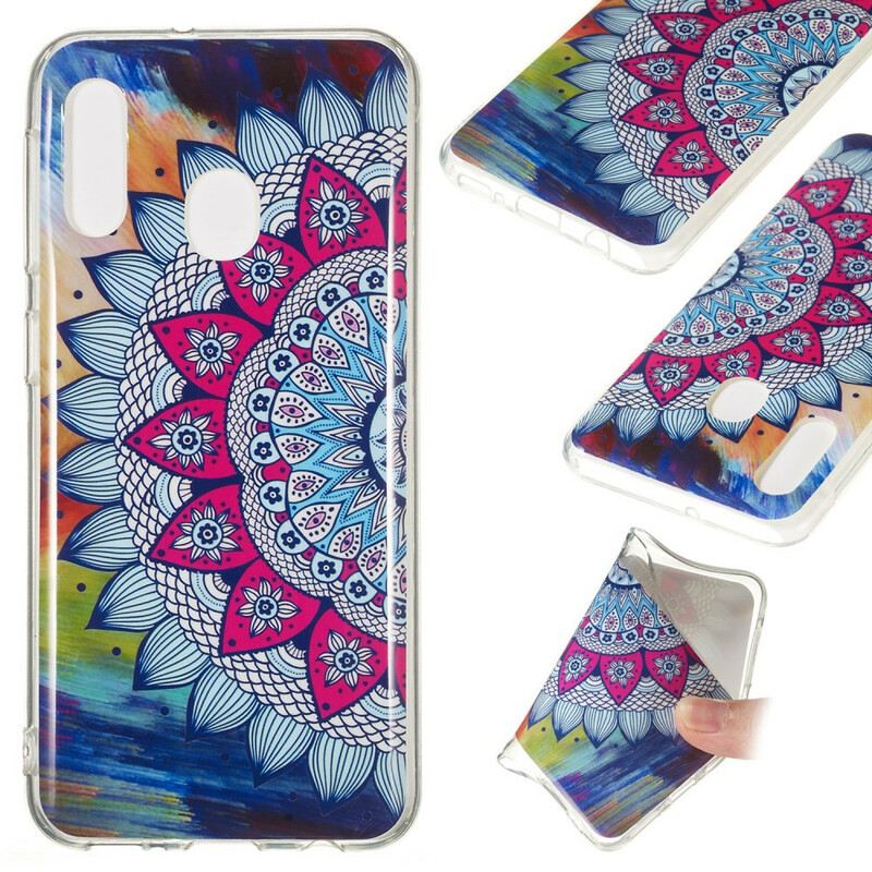 Maskica Samsung Galaxy A20e Fluorescentna Šarena Mandala