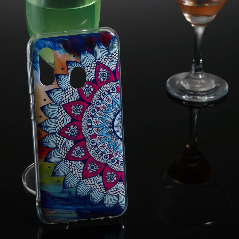 Maskica Samsung Galaxy A20e Fluorescentna Šarena Mandala