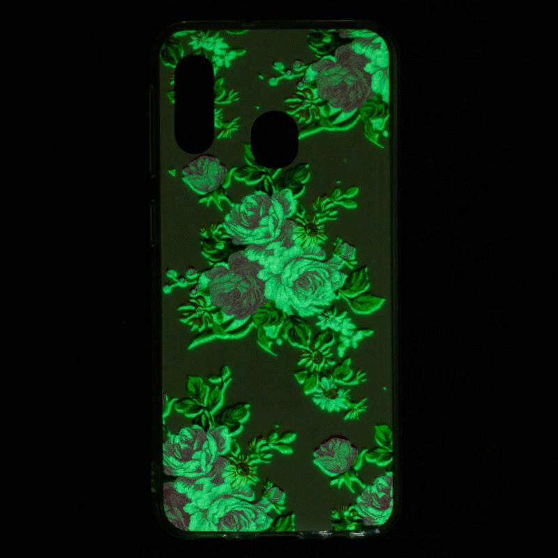 Maskica Samsung Galaxy A20e Fluorescentno Cvijeće Slobode