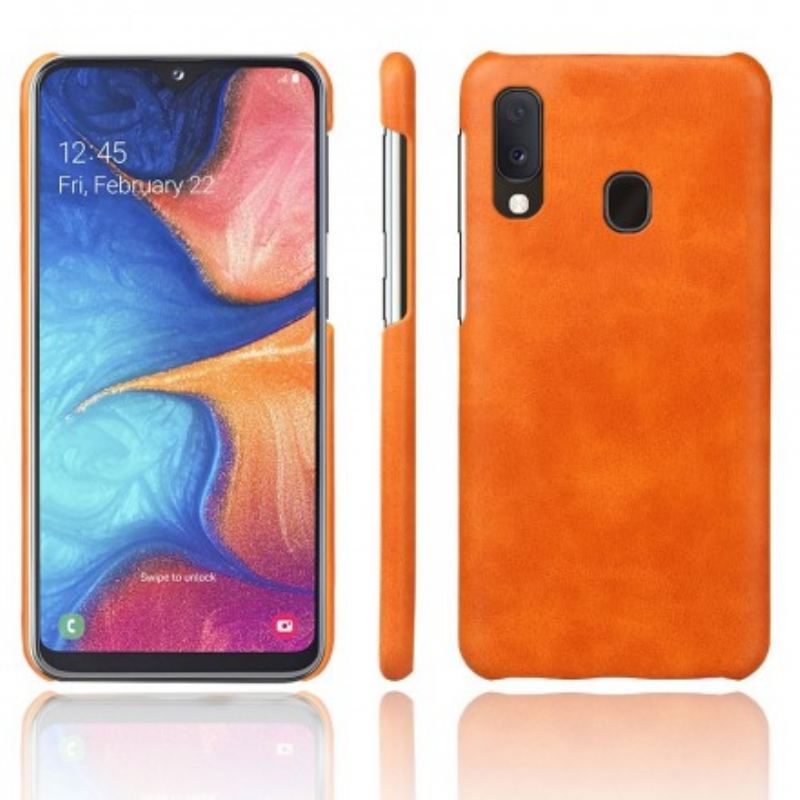 Maskica Samsung Galaxy A20e Litchi Performance Leather Effect