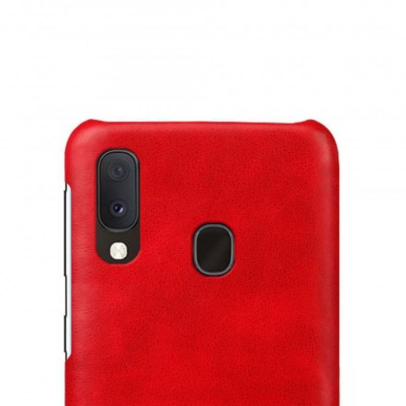 Maskica Samsung Galaxy A20e Litchi Performance Leather Effect