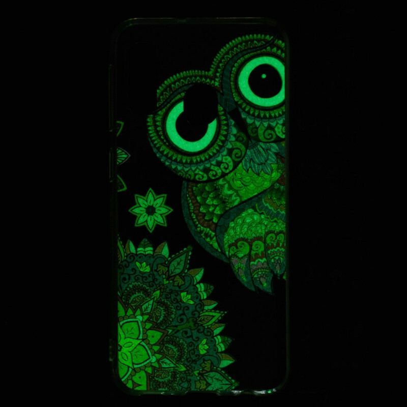 Maskica Samsung Galaxy A20e Mandala Fluorescentne Sove