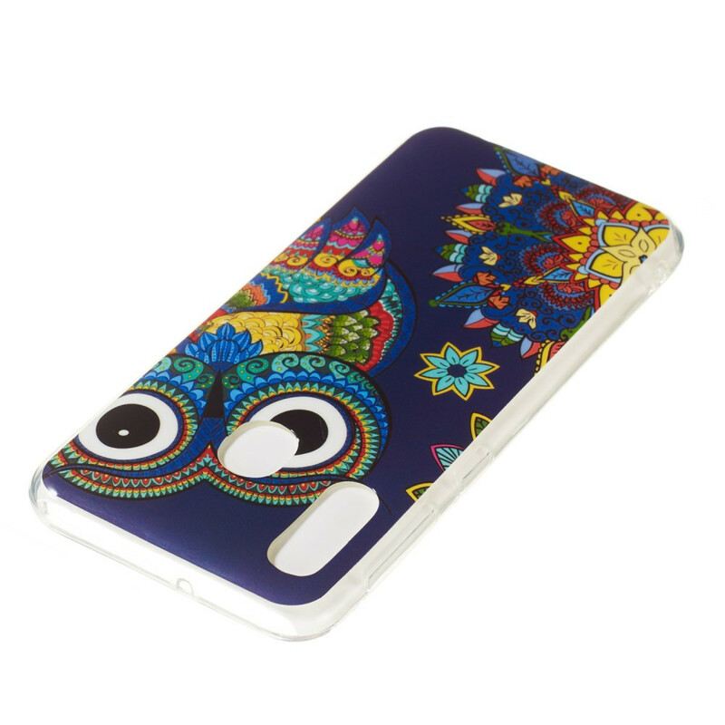 Maskica Samsung Galaxy A20e Mandala Fluorescentne Sove