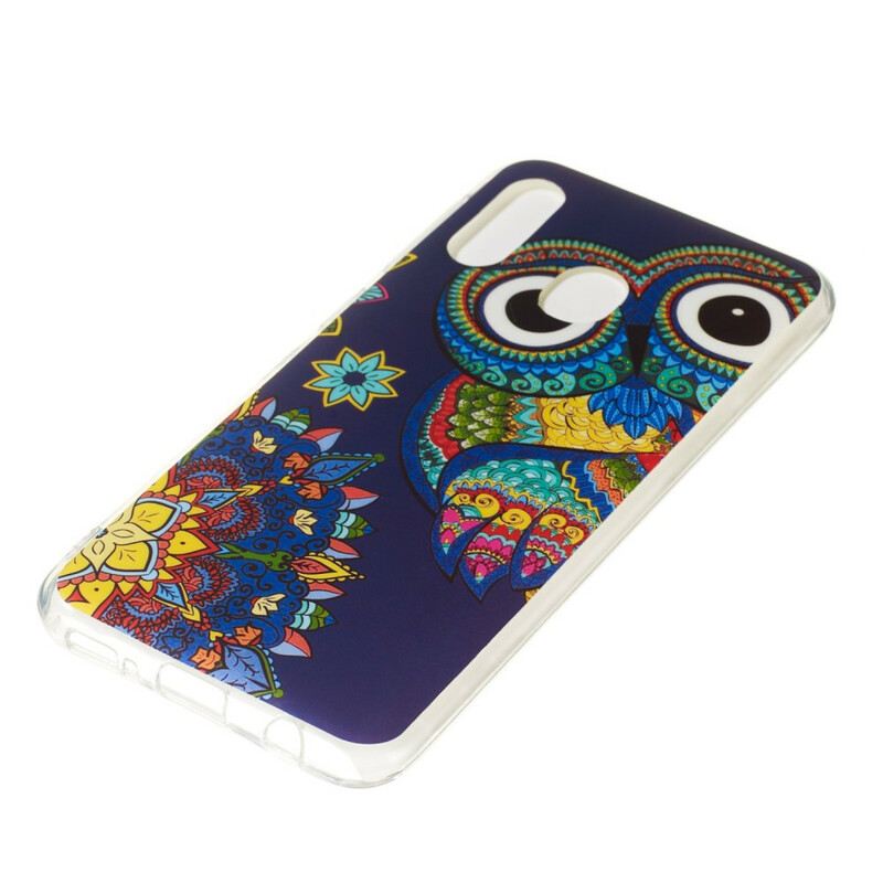 Maskica Samsung Galaxy A20e Mandala Fluorescentne Sove