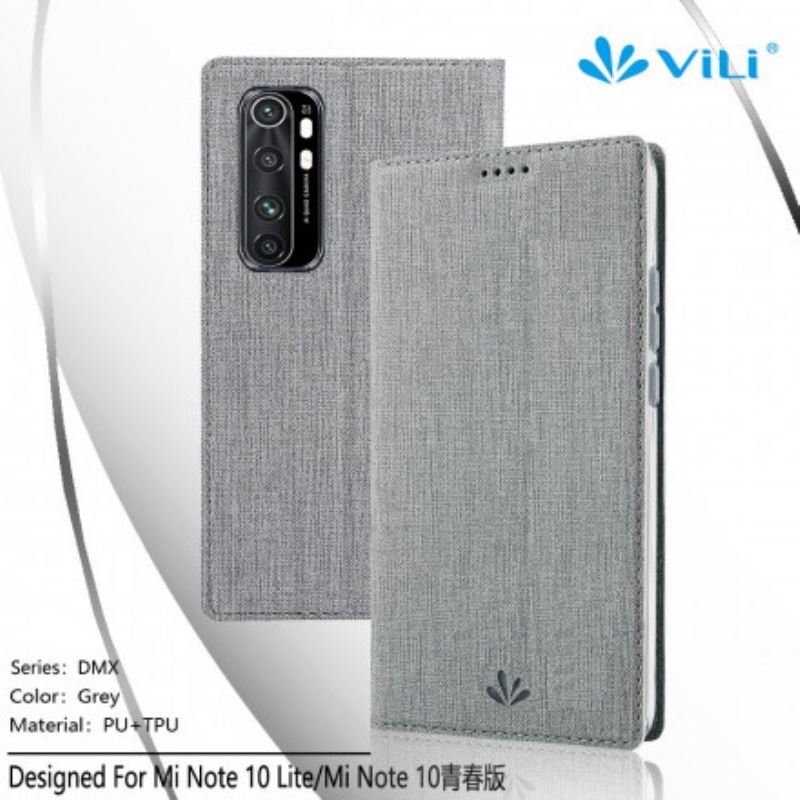 Flip Futrola Xiaomi Mi Note 10 Lite Kožna Futrola Teksturirani Vili Dmx