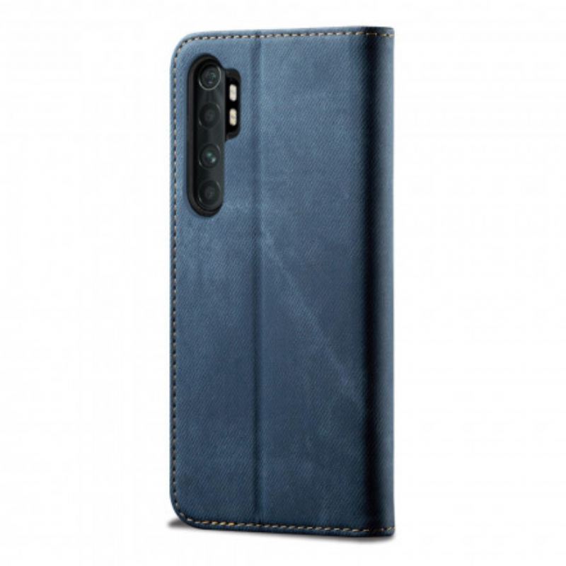 Flip Futrola Xiaomi Mi Note 10 Lite Kožna Futrola Traper Tkanina