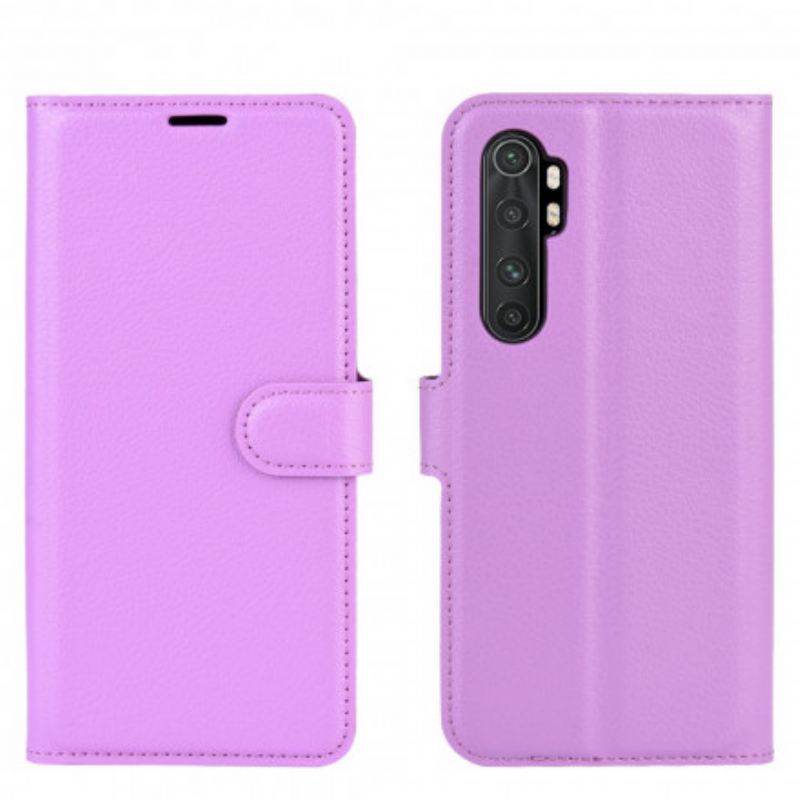 Kožna Futrola Xiaomi Mi Note 10 Lite Klasična Umjetna Koža