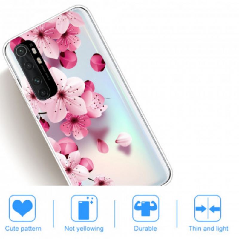 Maskica Xiaomi Mi Note 10 Lite Čisti Ružičasti Cvijet