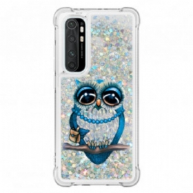 Maskica Xiaomi Mi Note 10 Lite Miss Owl Sequins