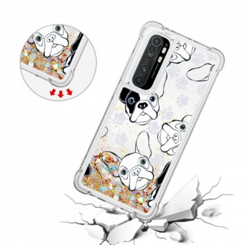 Maskica Xiaomi Mi Note 10 Lite Mr Dog Sequins