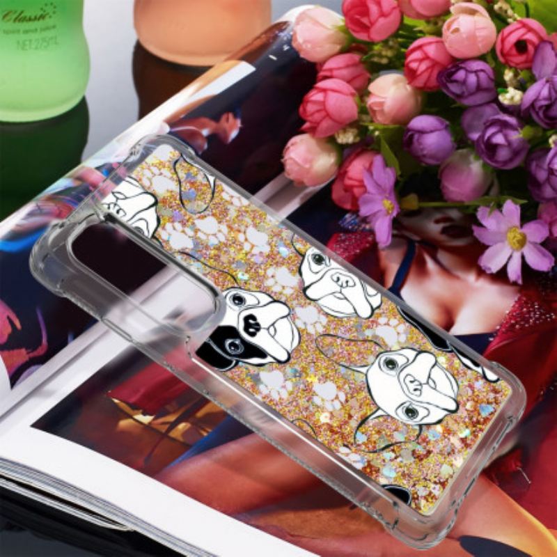 Maskica Xiaomi Mi Note 10 Lite Mr Dog Sequins