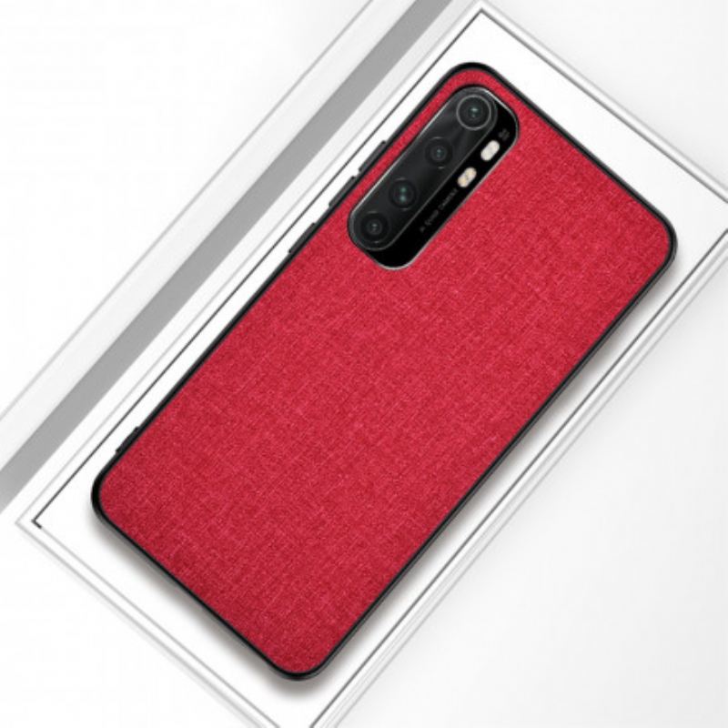 Maskica Xiaomi Mi Note 10 Lite Tekstura Tkanine