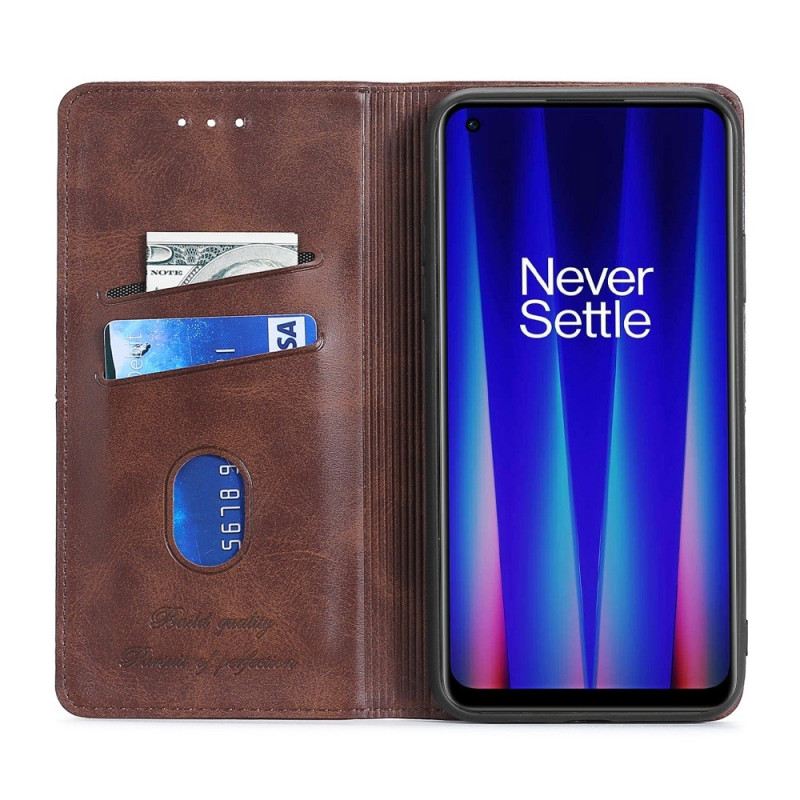 Flip Futrola OnePlus Nord 2T 5G Kožna Futrola Šavovi