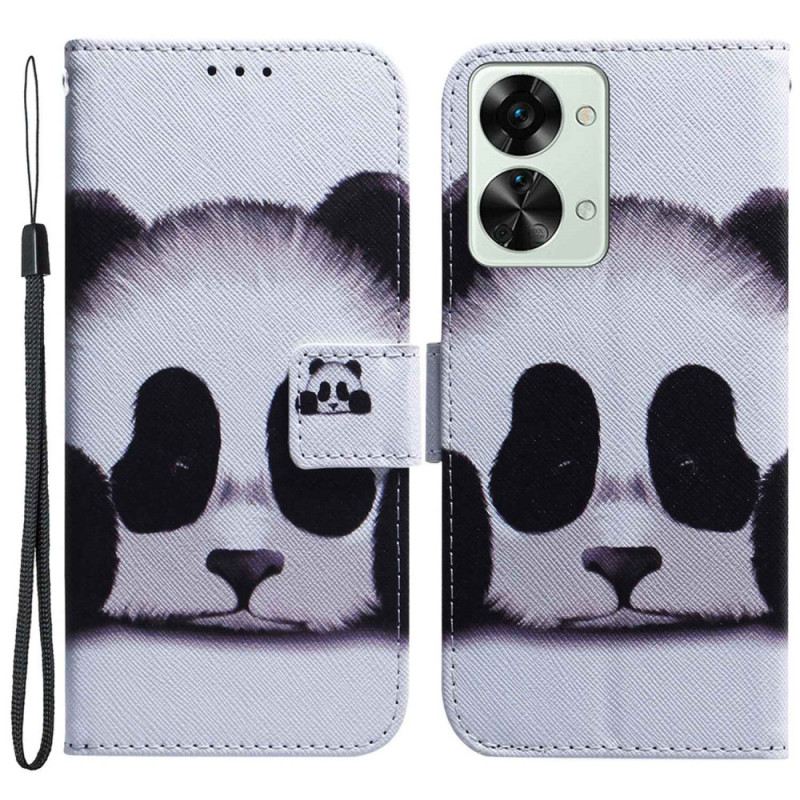 Kožna Futrola OnePlus Nord 2T 5G Panda S Remenčićima