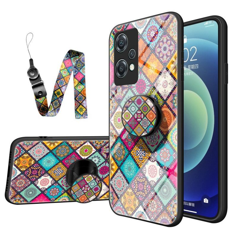 Maskica OnePlus Nord CE 2 Lite 5G Patchwork Magnetski Držač