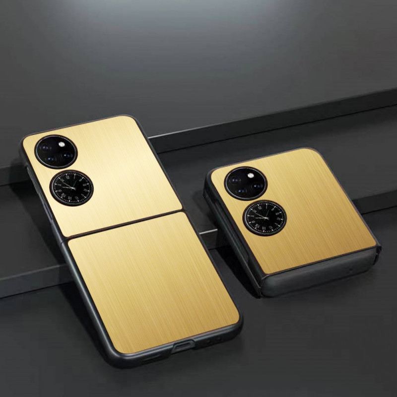 Maskica Huawei P50 Pocket Efekt Brušenog Metala