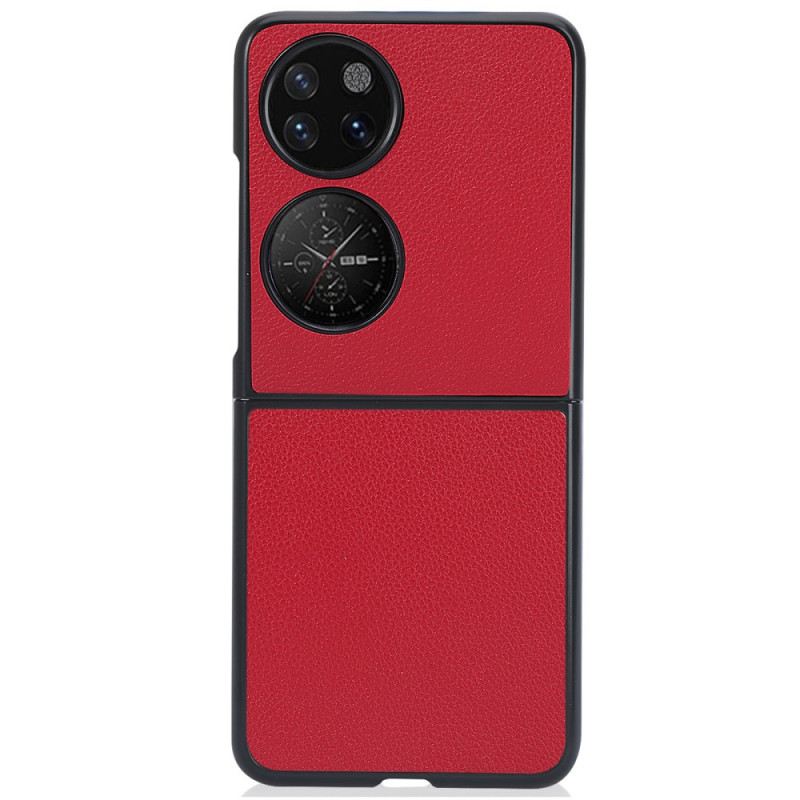 Maskica Huawei P50 Pocket Litchi Kožni Efekt